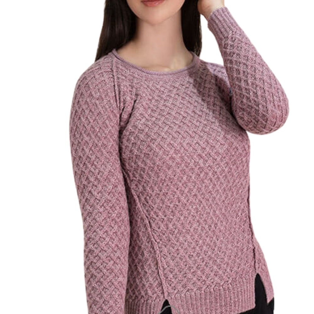 Classic Alpaca‎ Ivane Baby Alpaca Sweater Rose Pink